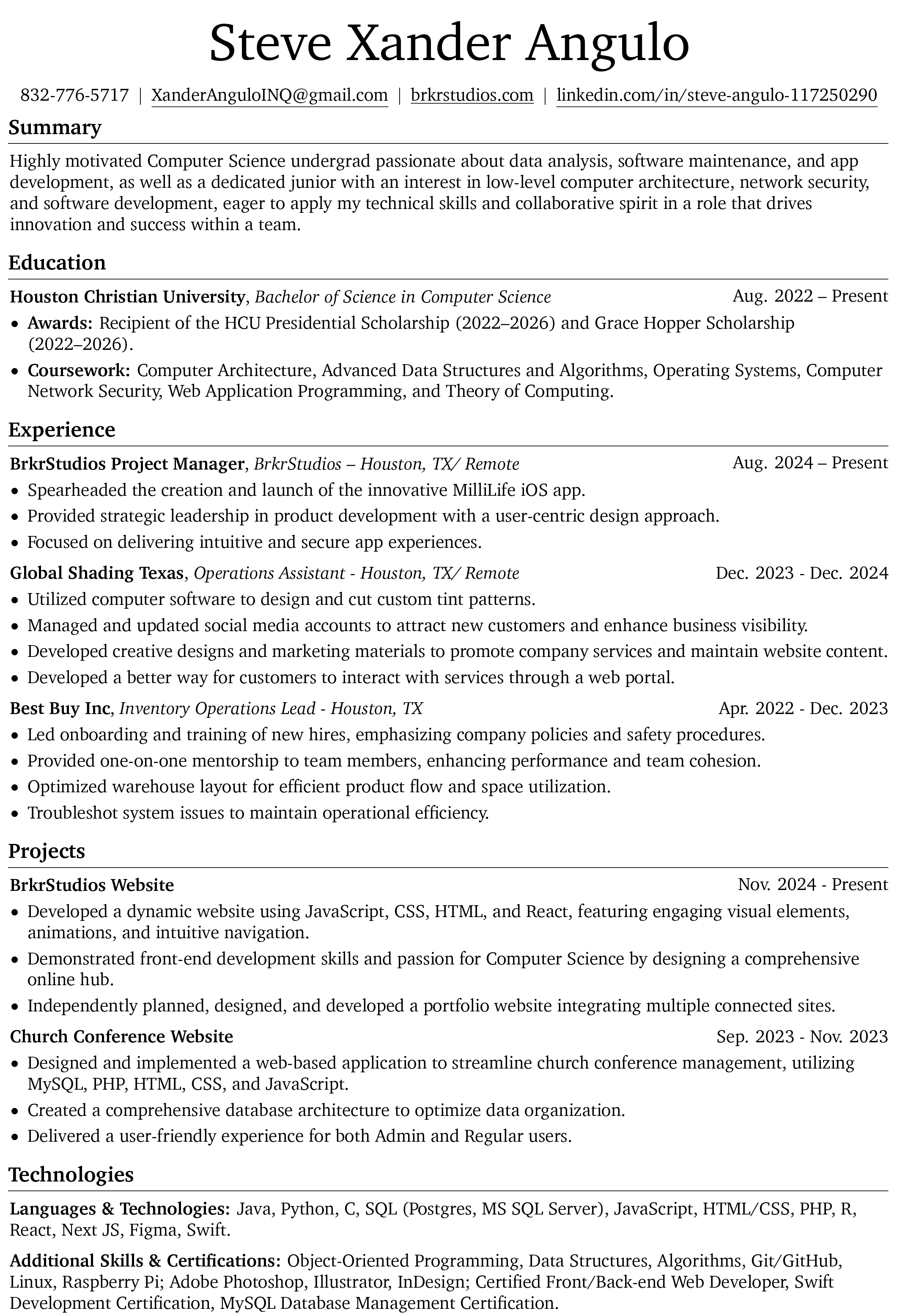 Resume Preview