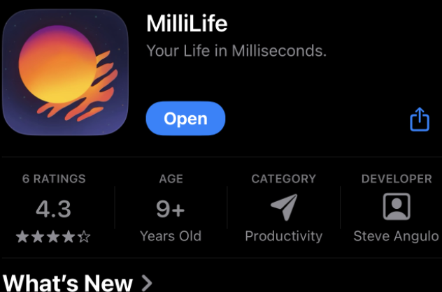 MilliLife App Screenshot